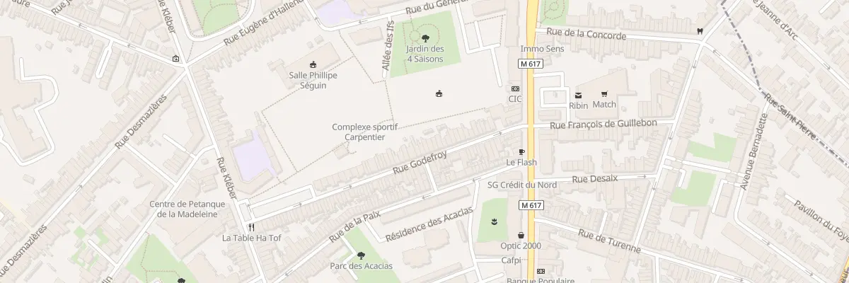 Plan du 38 Rue Godefroy à La Madeleine