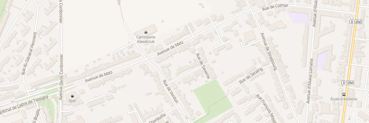 Plan du 55 Rue de Forbach à Douai