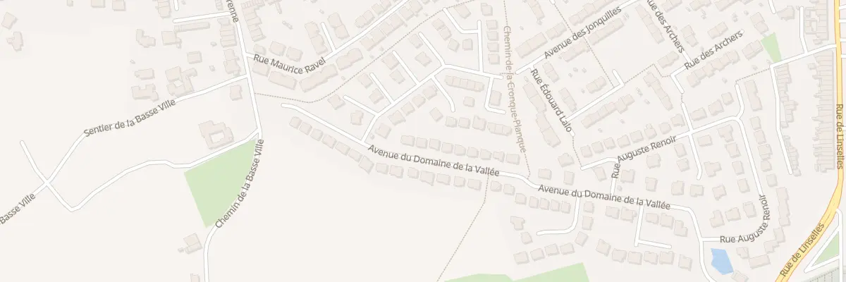 Plan du 26 Av du Domaine de la Vallée à Bousbecque