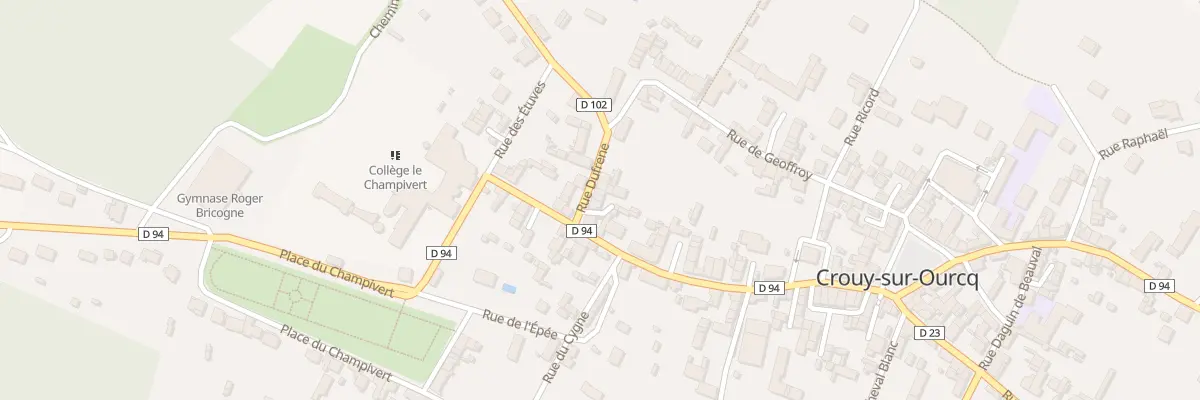 Plan du 4 Rue Dufrene à Crouy-sur-Ourcq