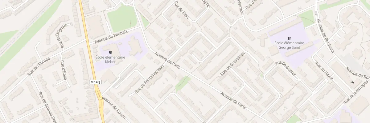 Plan du 29 Av de Paris à Faches-Thumesnil