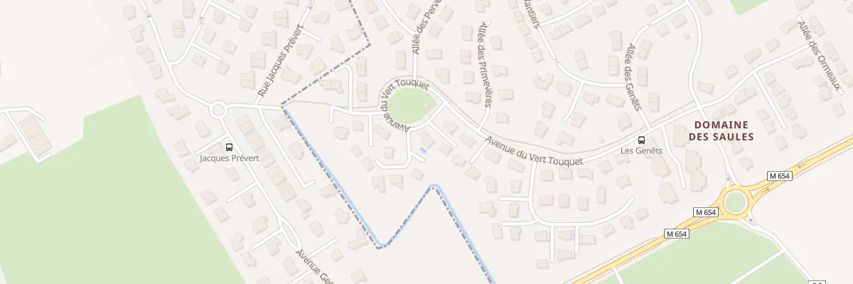 Plan du 25 Av du Vert Touquet à Bondues
