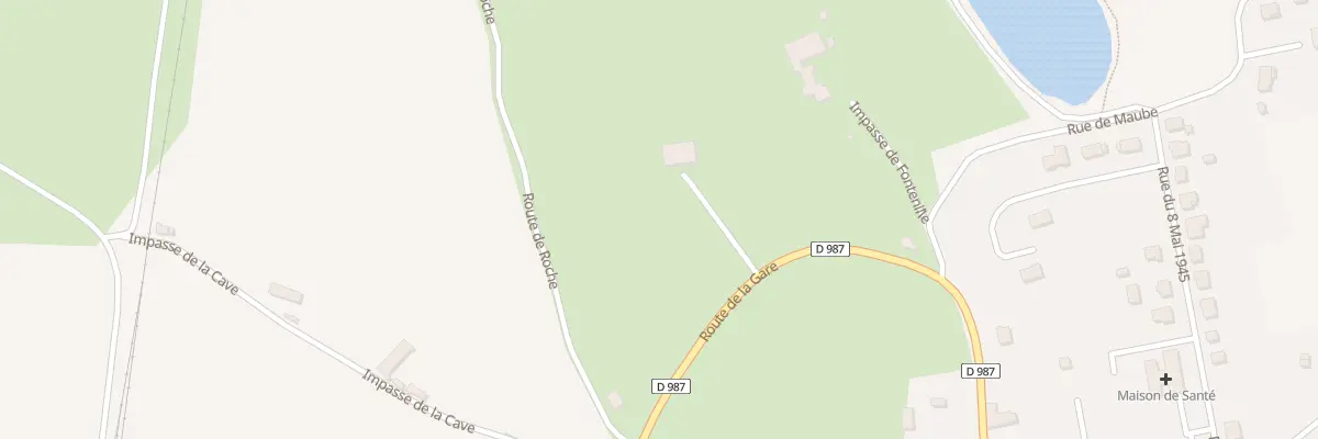 Plan du 12 Rte de la Gare à Bellenaves