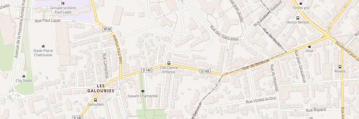 Plan du 20 Bd Gambetta à Chamalières