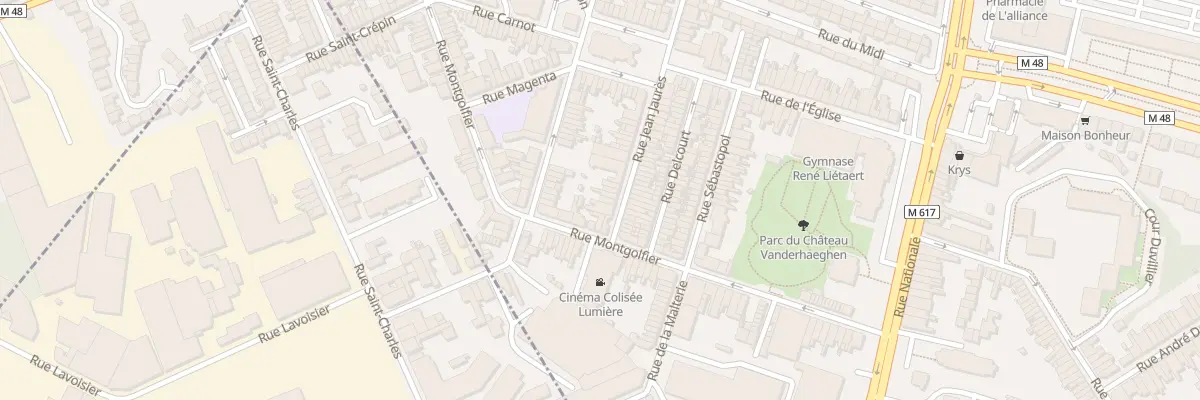Plan du 100 Rue Jean Jaurès à Marcq-en-Barœul