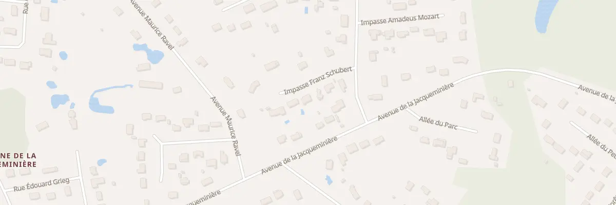 Plan du 5 Imp Franz Schubert à Courtenay