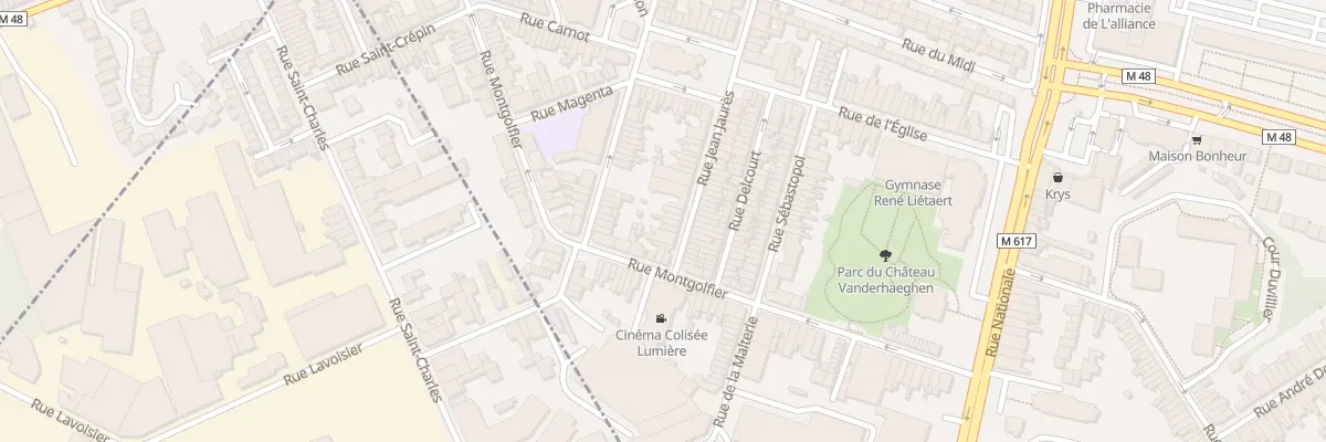 Plan du 98 Rue Jean Jaurès à Marcq-en-Barœul