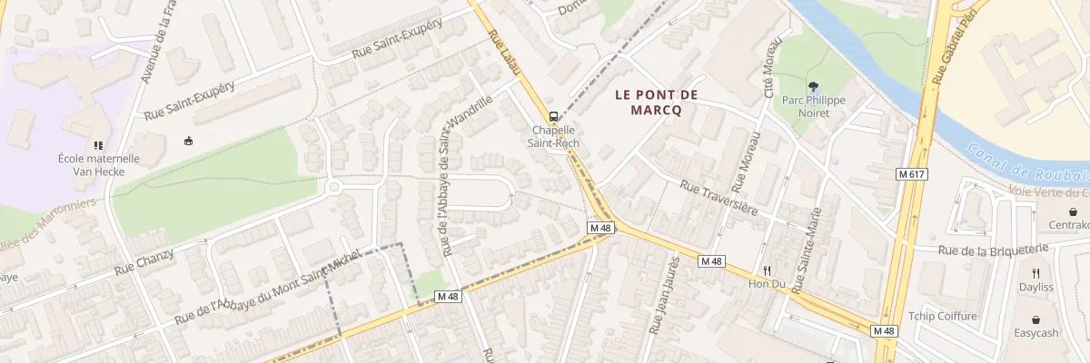 Plan du 254 Rue Lalau à Marquette-lez-Lille