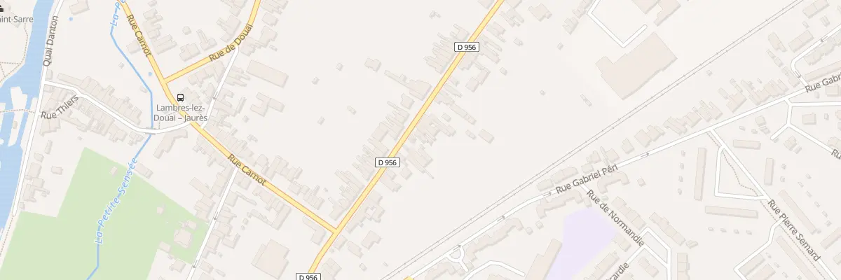 Plan du 34 Rue de la République à Lambres-lez-Douai