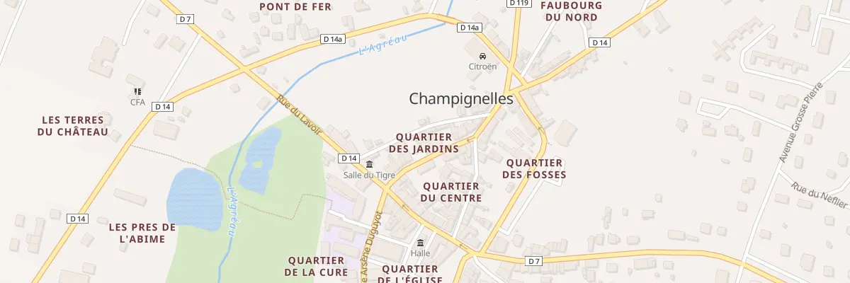 Plan du 11 Rue Montesquieu à Champignelles