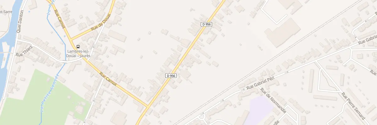 Plan du 36 Rue de la République à Lambres-lez-Douai