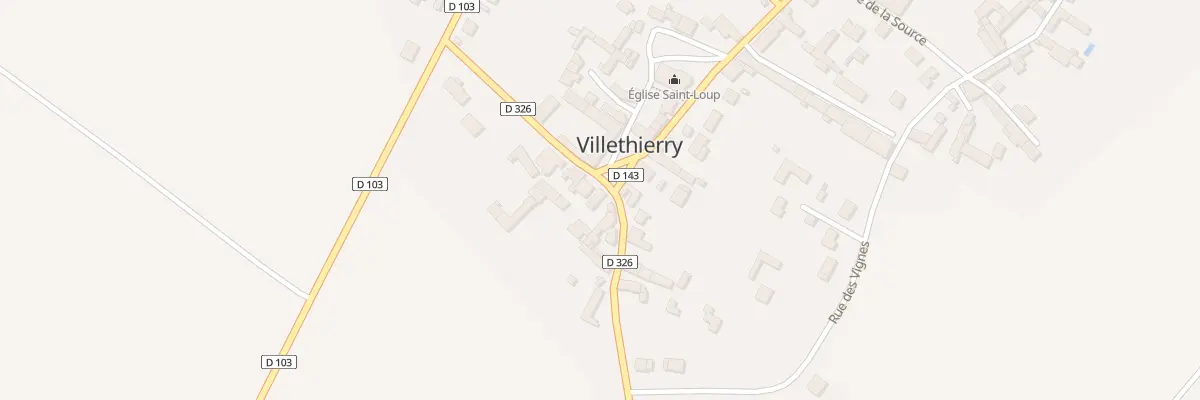 Plan du 10 Rue de Lixy à Villethierry