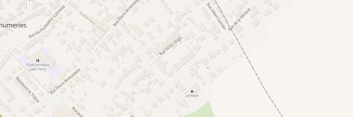 Plan du 13 Rue Albert Samain à Thumeries