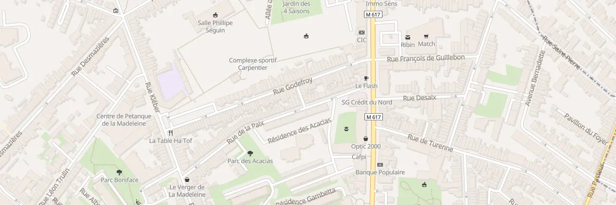 Plan du 34 Rue de la Paix à La Madeleine