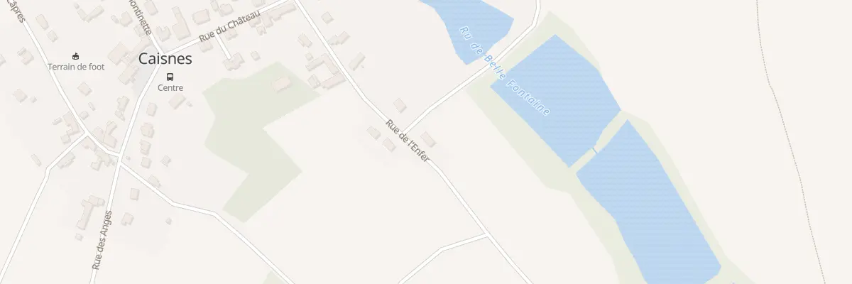 Plan du 223 Rue de l’Enfer à Caisnes