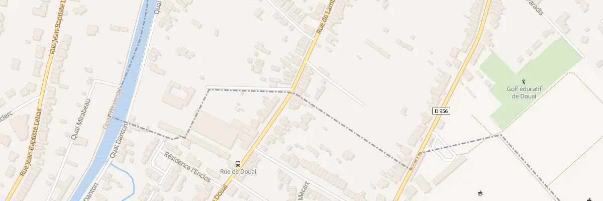 Plan du 98 Rue de Douai à Lambres-lez-Douai