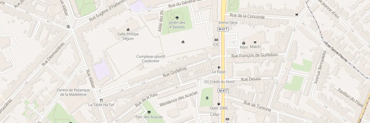 Plan du 30 Rue Godefroy à La Madeleine