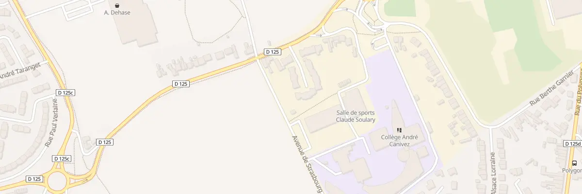 Plan du 611 Rue Berthe Garnier à Douai