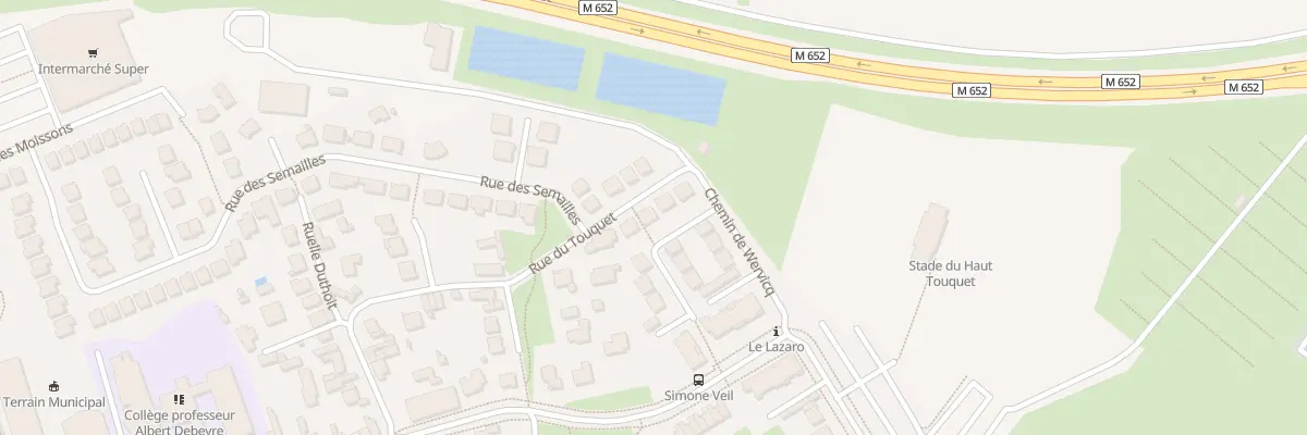 Plan du 98 Rue du Touquet à Marquette-lez-Lille