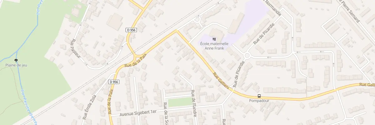 Plan du 1133 Rue Gallieni à Lambres-lez-Douai