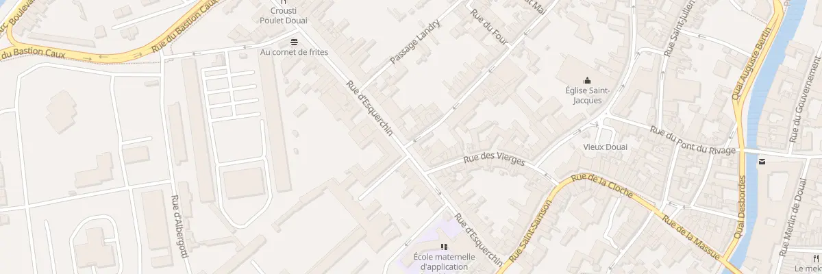 Plan du 308 Rue du Bloc à Douai