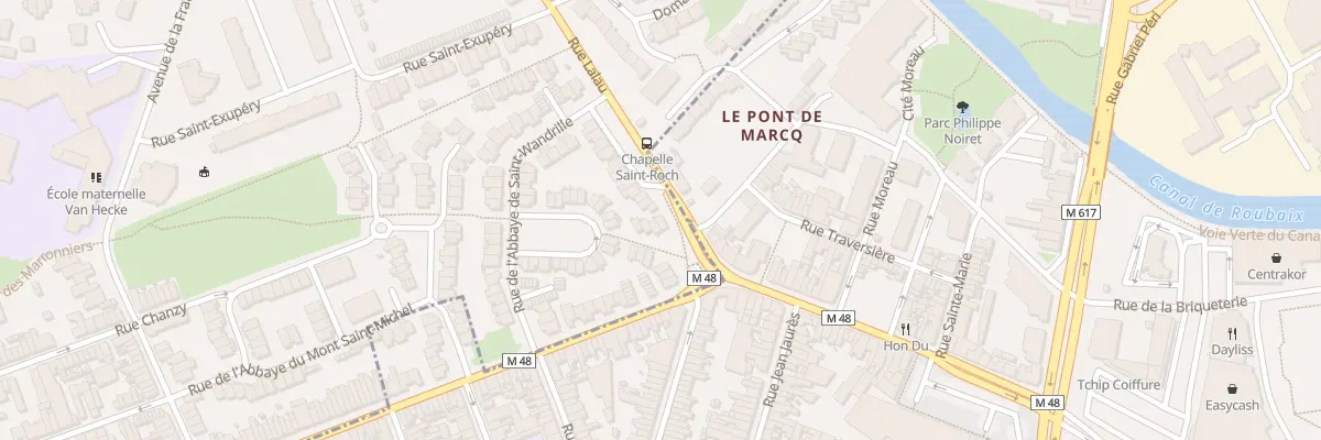 Plan du 248 Rue Lalau à Marquette-lez-Lille
