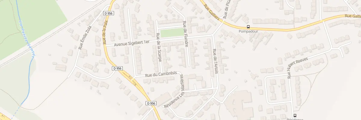 Plan du 8 Rue de Flandre à Lambres-lez-Douai