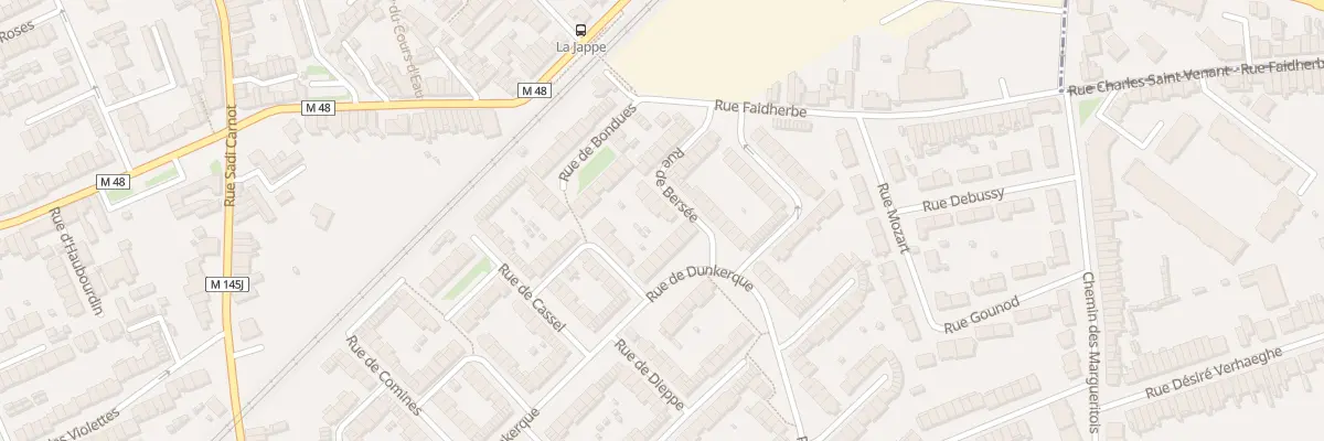 Plan du 20 Rue de Bersée à Faches-Thumesnil
