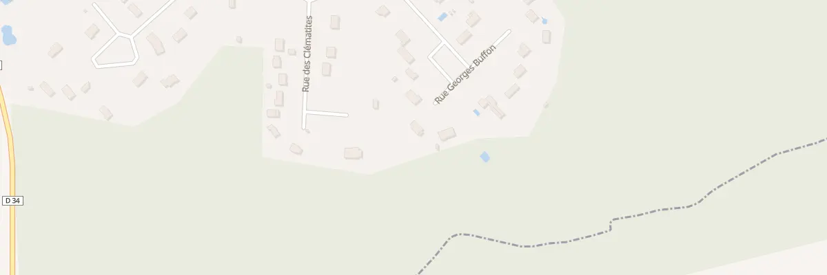 Plan du 20 Rue Georges Buffon à Courtenay