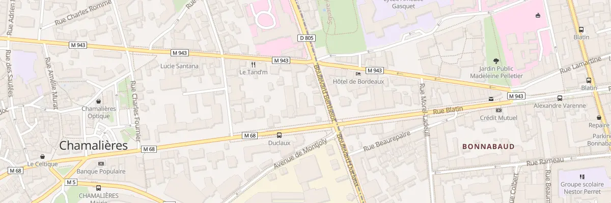 Plan du 2B Av de Royat à Chamalières
