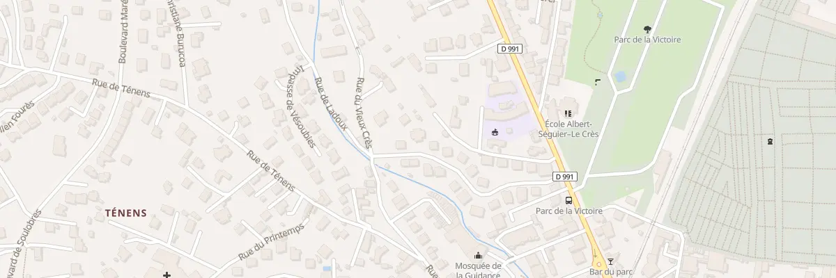 Plan du 22 Rue Louis Armand à Millau