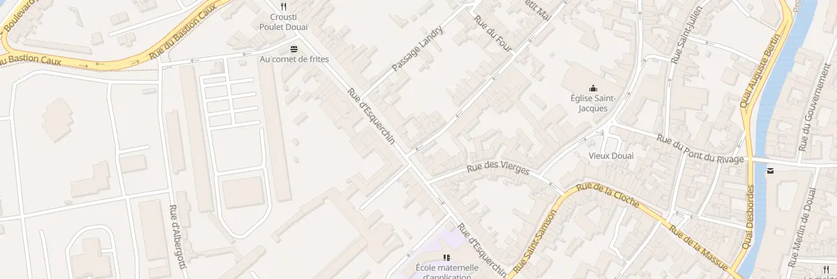 Plan du 304 Rue du Bloc à Douai