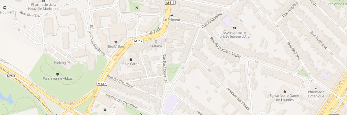 Plan du 15 Rue Paul Doumer à La Madeleine