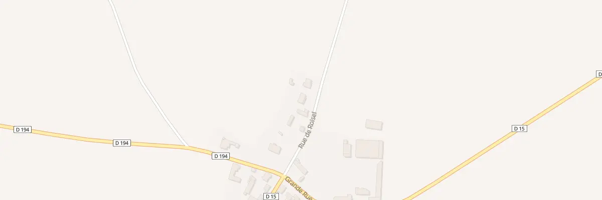 Plan du 5 Rue de Roisel à Hancourt
