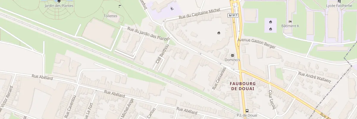 Plan du 141 Rue du Jardin des Plantes à Lille