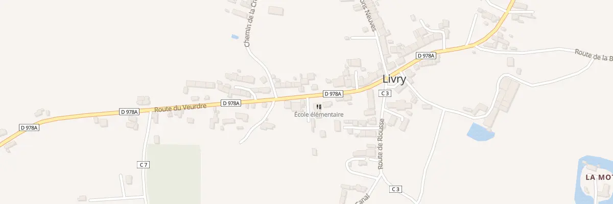 Plan du 7 Rte du Veurdre à Livry