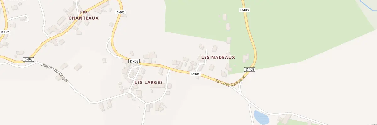Plan du 9 Rue des Nadeaux - Les Nadeaux à Montcel