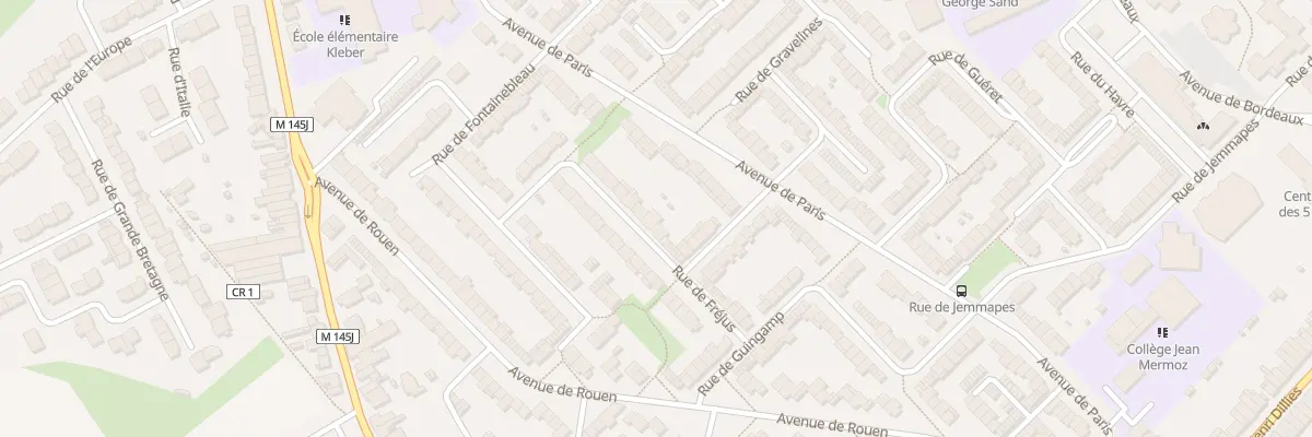 Plan du 25 Rue de Fréjus à Faches-Thumesnil