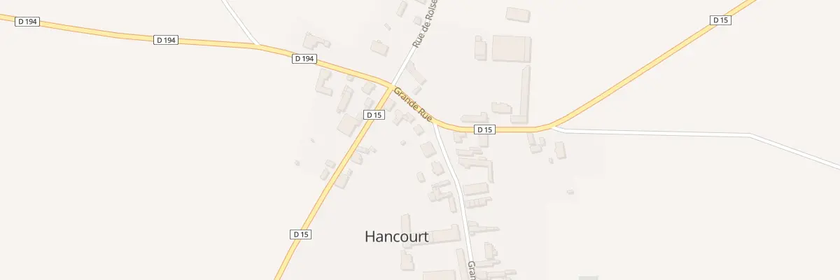 Plan du 8 Gr Grande Rue à Hancourt