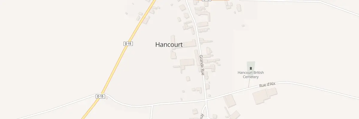 Plan du 18 Gr Grande Rue à Hancourt