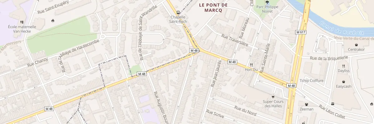 Plan du 2 Rue Jacquard à Marcq-en-Barœul