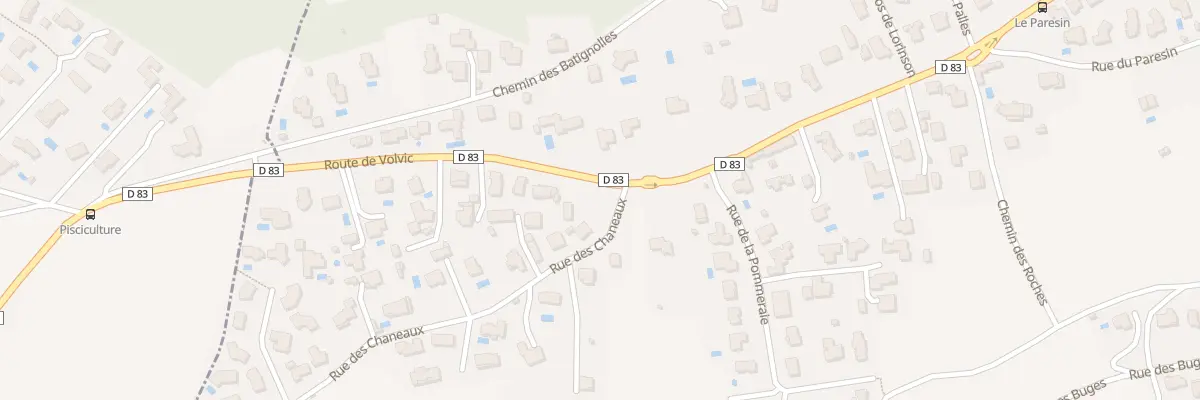 Plan du 1A Rue des Chaneaux à Marsat