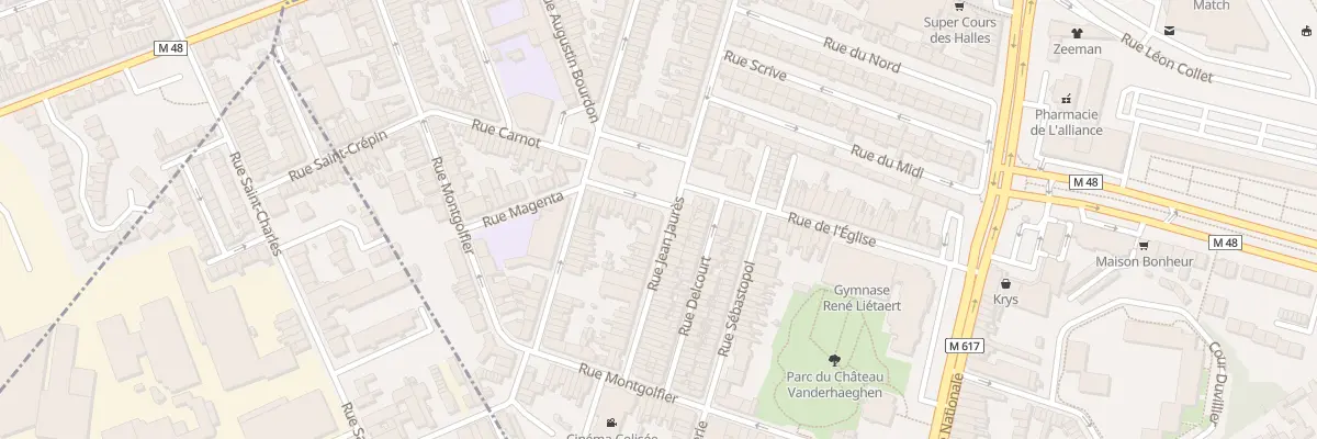 Plan du 68 Rue Jean Jaurès à Marcq-en-Barœul