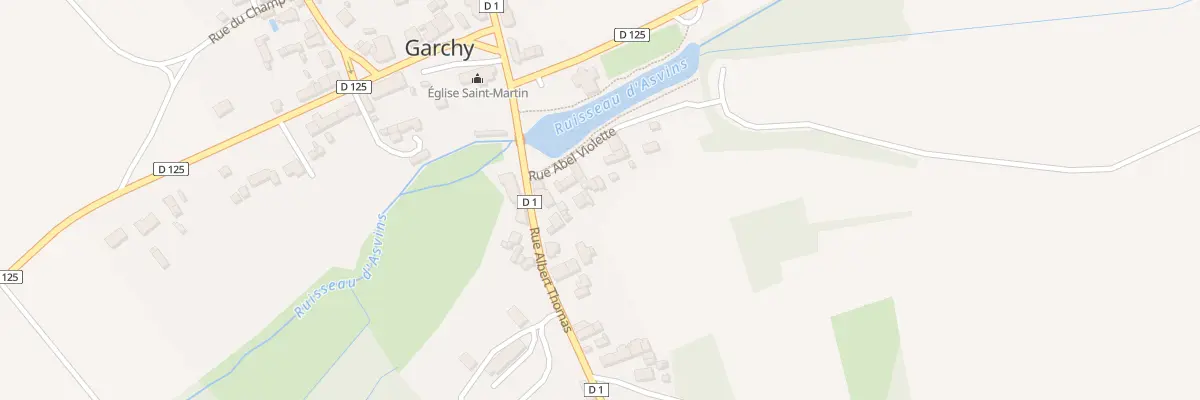 Plan du 10 Rue Abel Violette à Garchy
