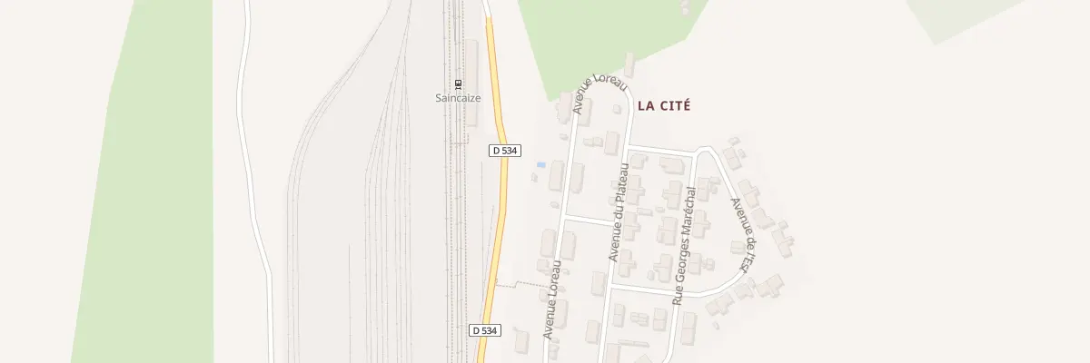 Plan du 11 Rue Loreau à Saincaize-Meauce