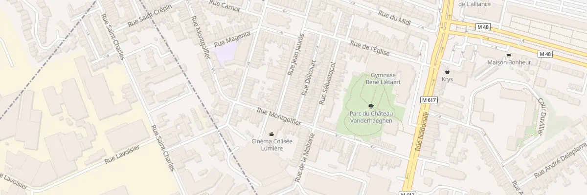 Plan du 95 Rue Jean Jaurès à Marcq-en-Barœul