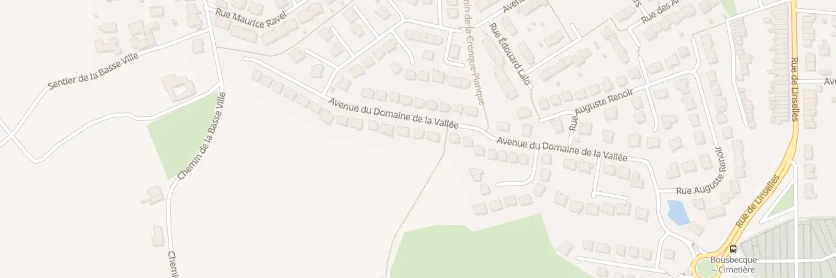 Plan du 39 Av du Domaine de la Vallée à Bousbecque
