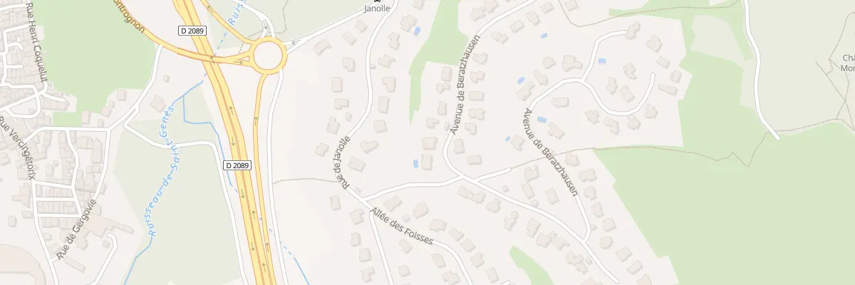Plan du 26 Av de Beratzhausen Fontimbert à Ceyrat