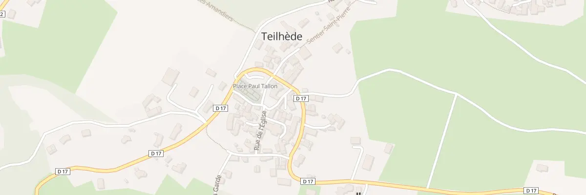 Plan du 9001 Rte de Manzat à Teilhède