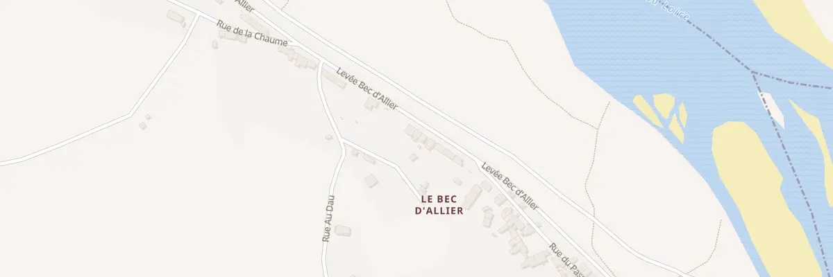 Plan du 44 Leve Bec d’Allier à Cuffy
